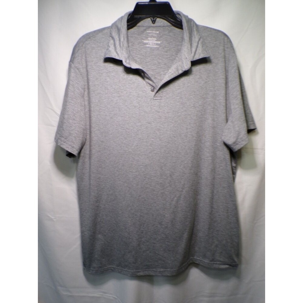 Member's Mark Favorite Soft Polo Men's Gray Short Sleeve Large